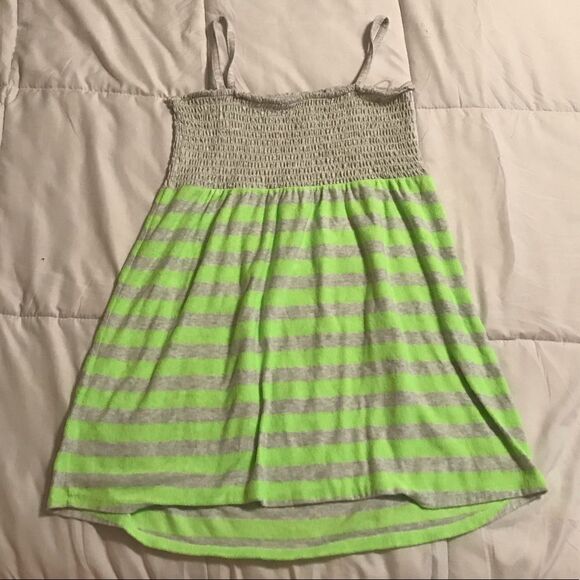Justice Girls Gray|Green Swimi Bathing Suit Cover Up Sz 18 - Picture 4 of 7